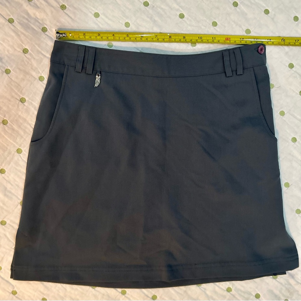 Sport Haley Golf/Activewear Charcoal Gray A-Line Mini Skort